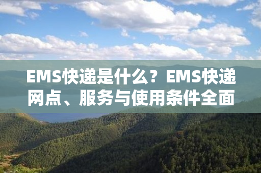 EMS快递是什么？EMS快递网点、服务与使用条件全面解析