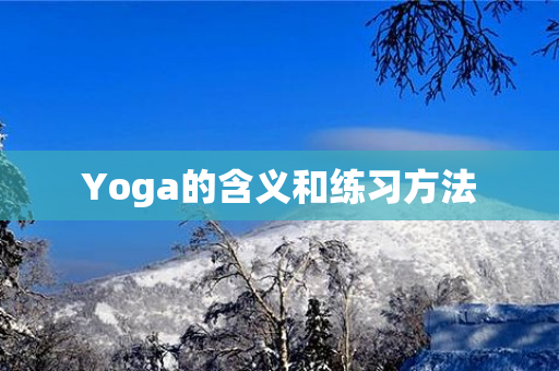 Yoga的含义和练习方法