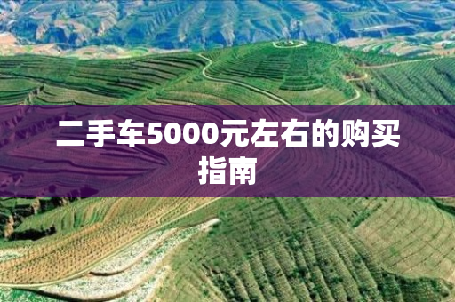 二手车5000元左右的购买指南