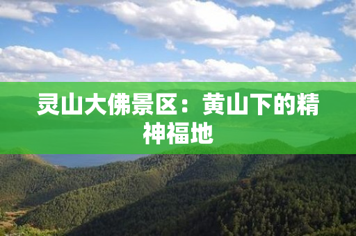 灵山大佛景区：黄山下的精神福地