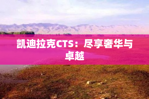 凯迪拉克CTS：尽享奢华与卓越