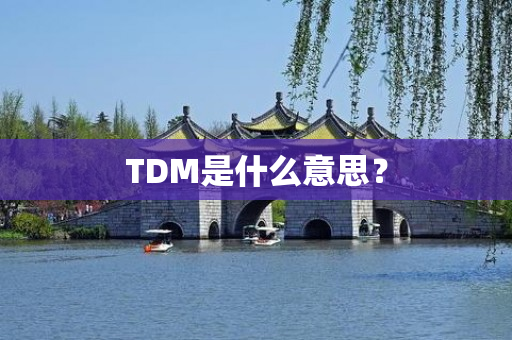 TDM是什么意思？