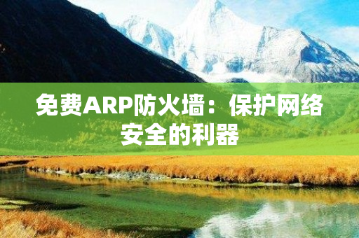 免费ARP防火墙：保护网络安全的利器