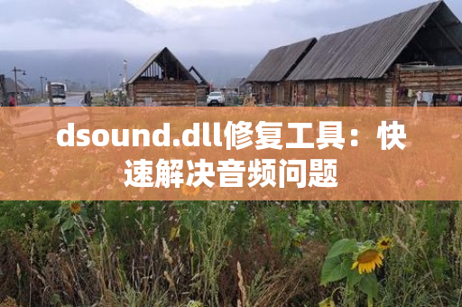 dsound.dll修复工具：快速解决音频问题