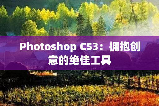 Photoshop CS3：拥抱创意的绝佳工具