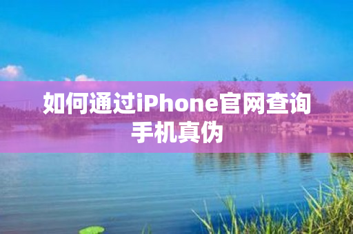 如何通过iPhone官网查询手机真伪