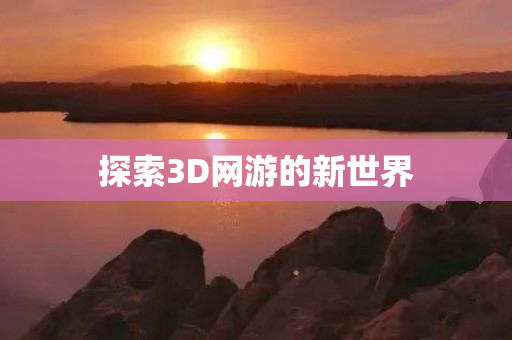 探索3D网游的新世界