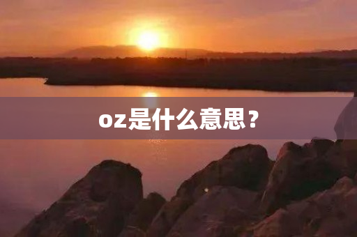 oz是什么意思？