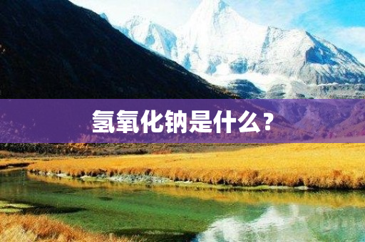 氢氧化钠是什么？