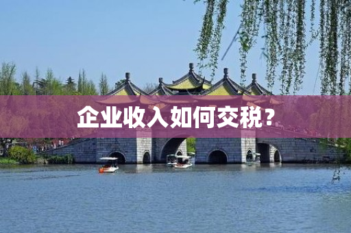 企业收入如何交税？