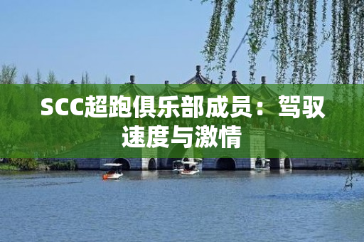 SCC超跑俱乐部成员：驾驭速度与激情