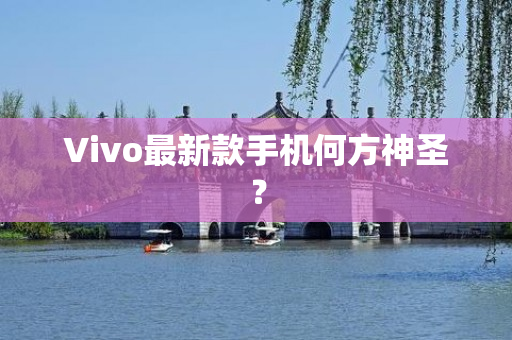 Vivo最新款手机何方神圣？