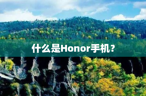 什么是Honor手机？