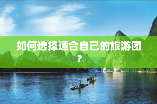 如何选择适合自己的旅游团？