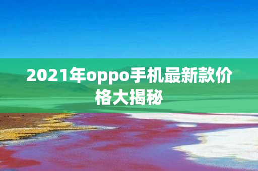 2021年oppo手机最新款价格大揭秘