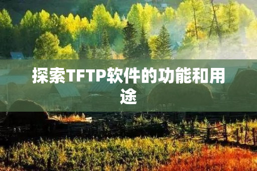 探索TFTP软件的功能和用途