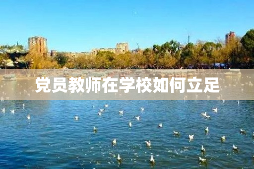 党员教师在学校如何立足