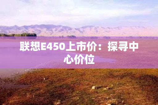 联想E450上市价：探寻中心价位