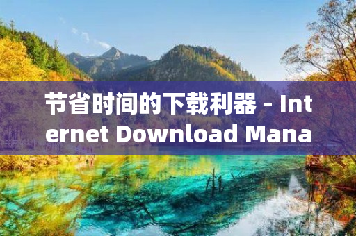 节省时间的下载利器 - Internet Download Manager